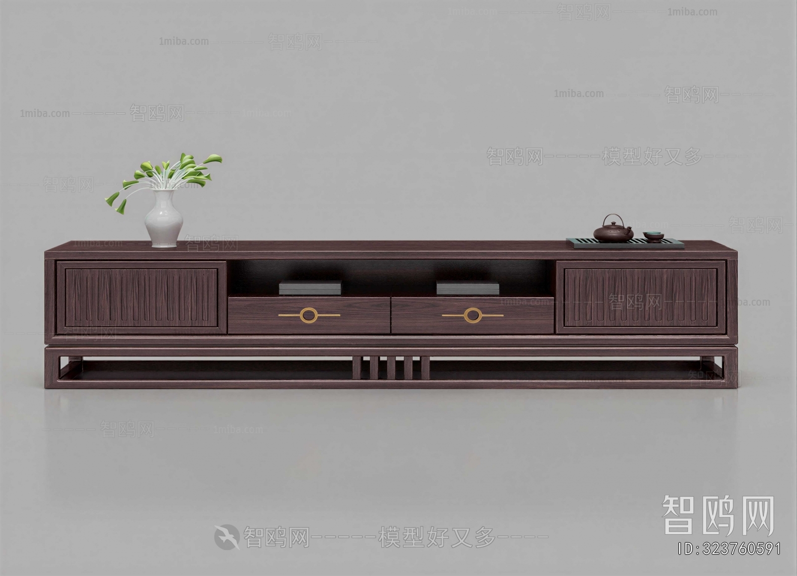 New Chinese Style TV Cabinet