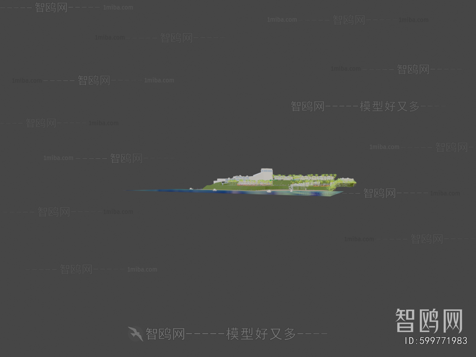 Modern Architectural Bird's-eye View Planning