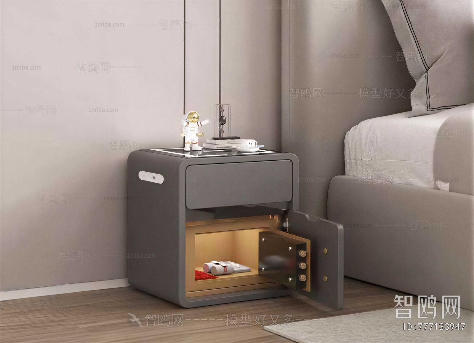 Modern Bedside Cupboard