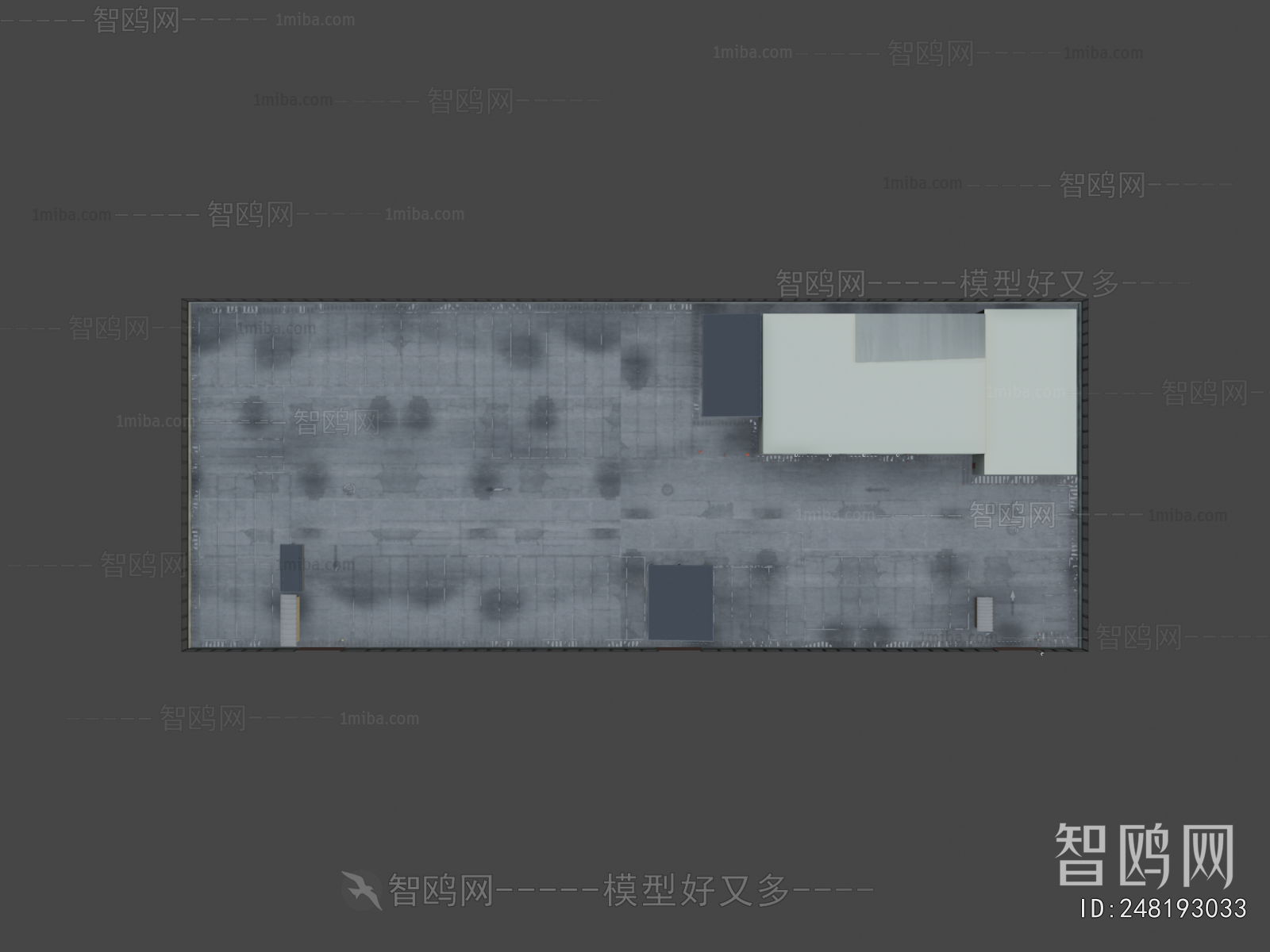 Modern Outdoor Parking Lot