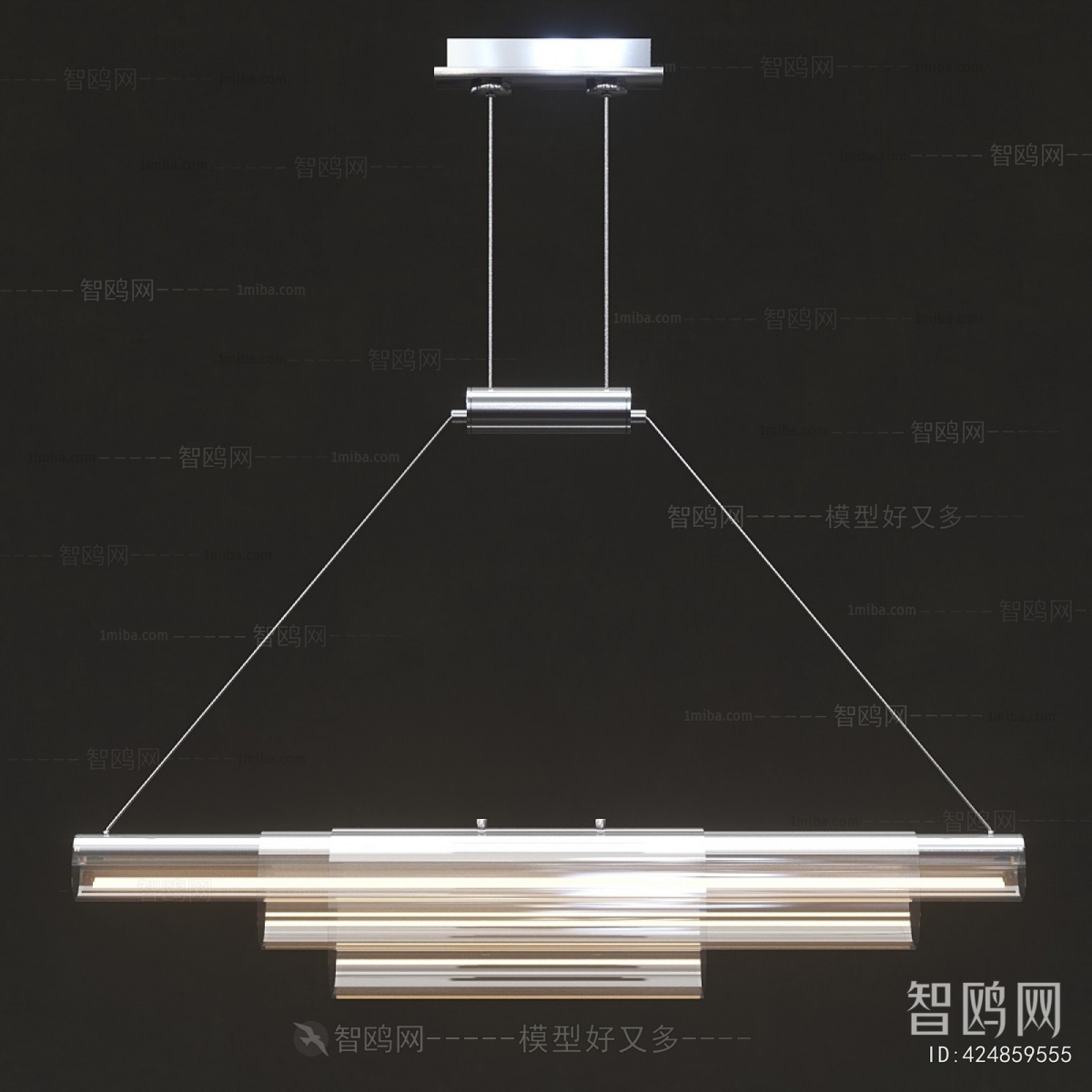 Modern Long Chandelier