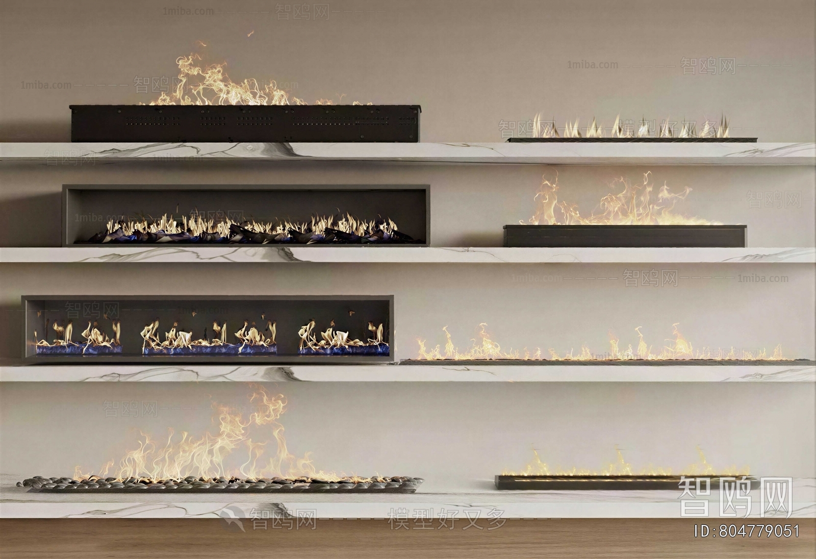 Modern Electronic Fireplace