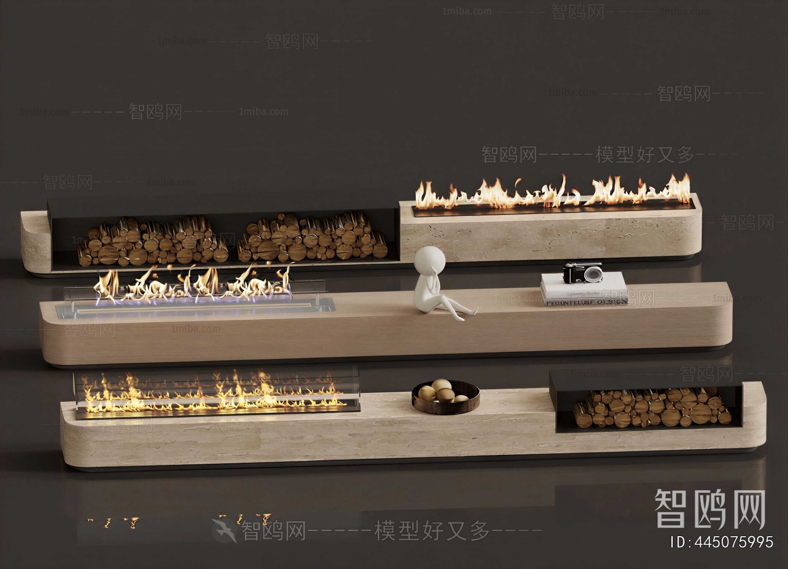 Modern Electronic Fireplace