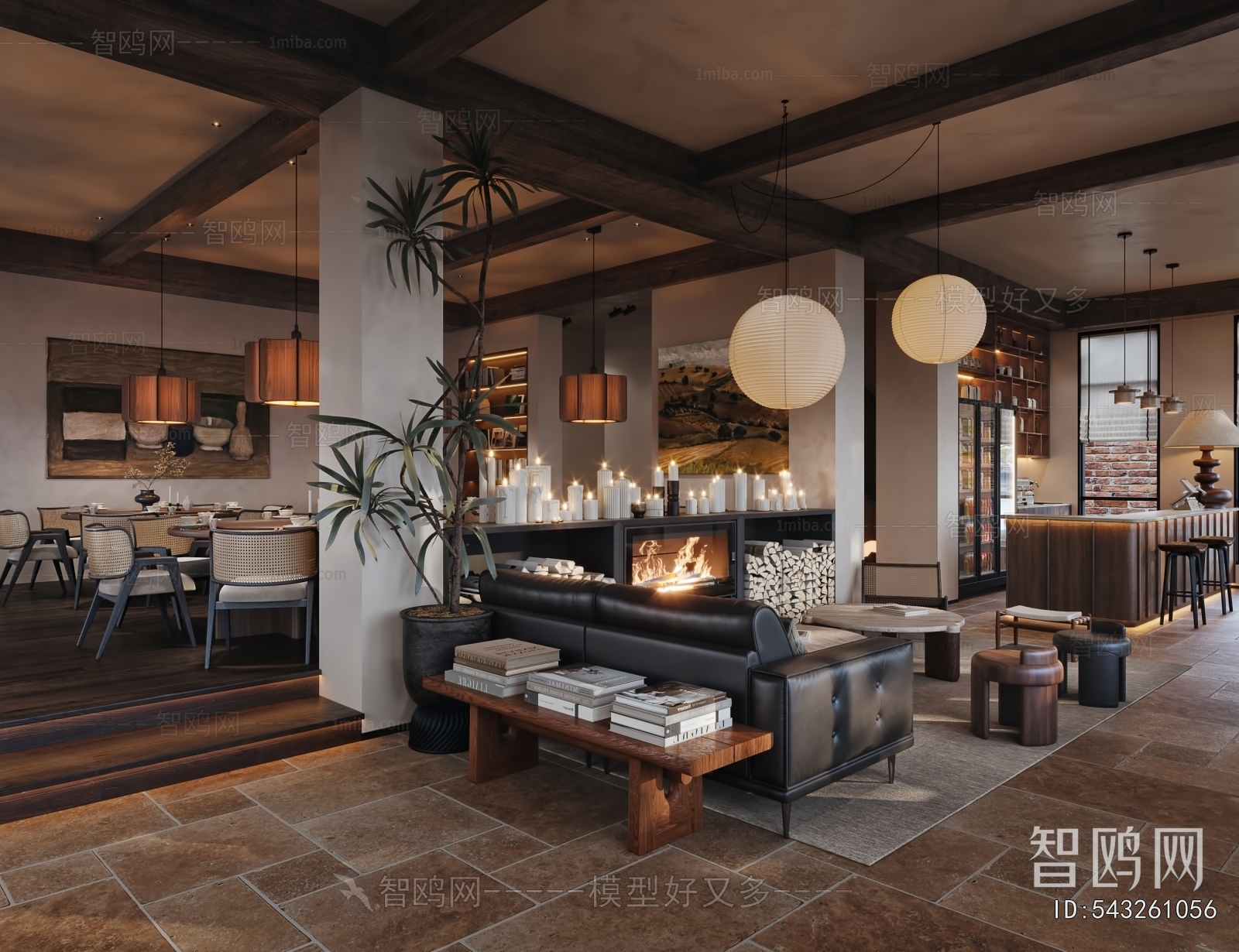 Wabi-sabi Style Restaurant