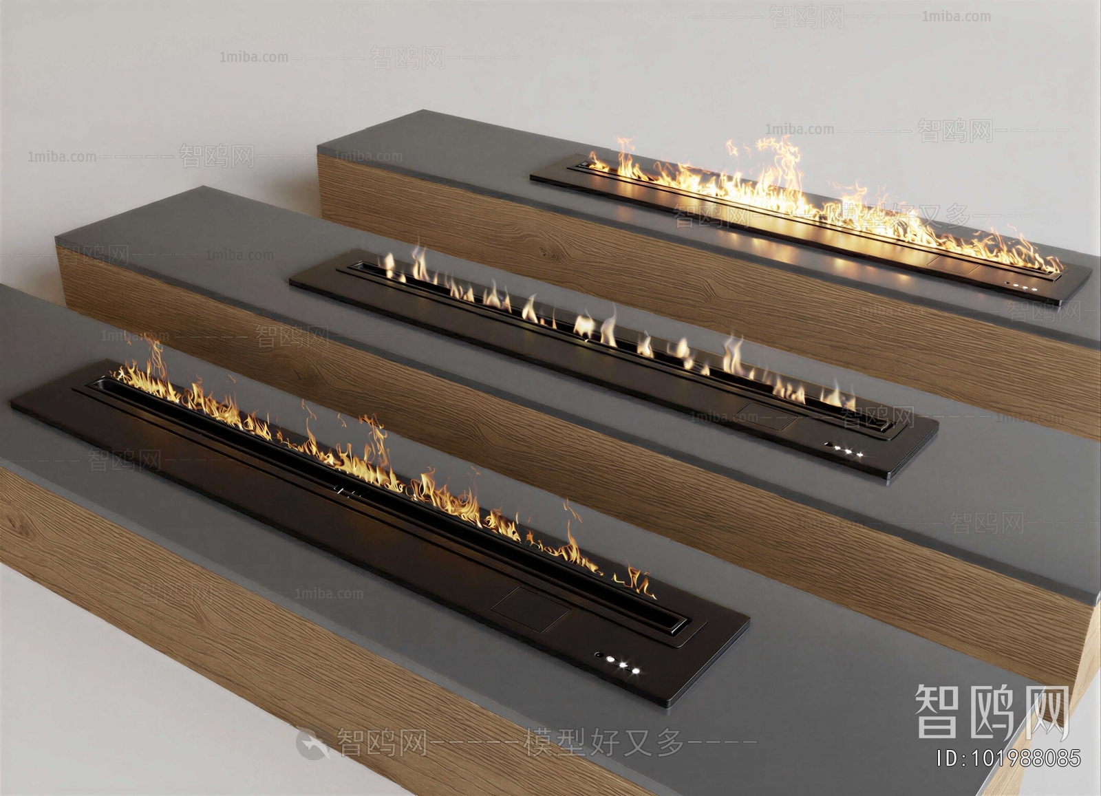 Modern Electronic Fireplace