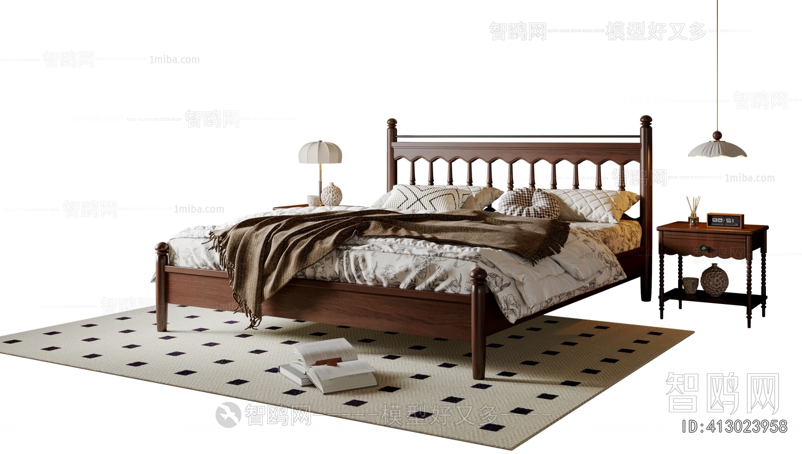 French Style Double Bed