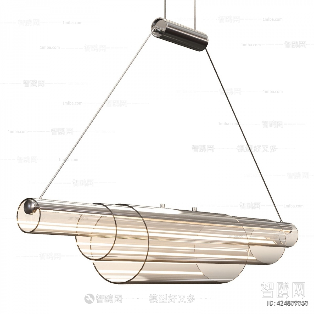 Modern Long Chandelier