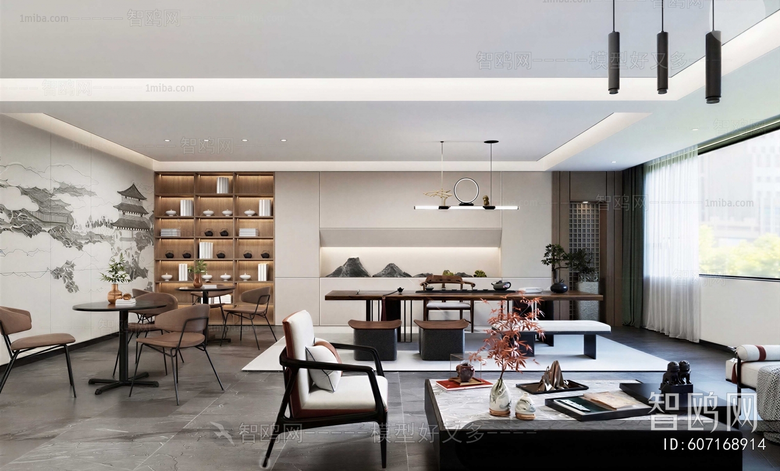 New Chinese Style Manager's Office