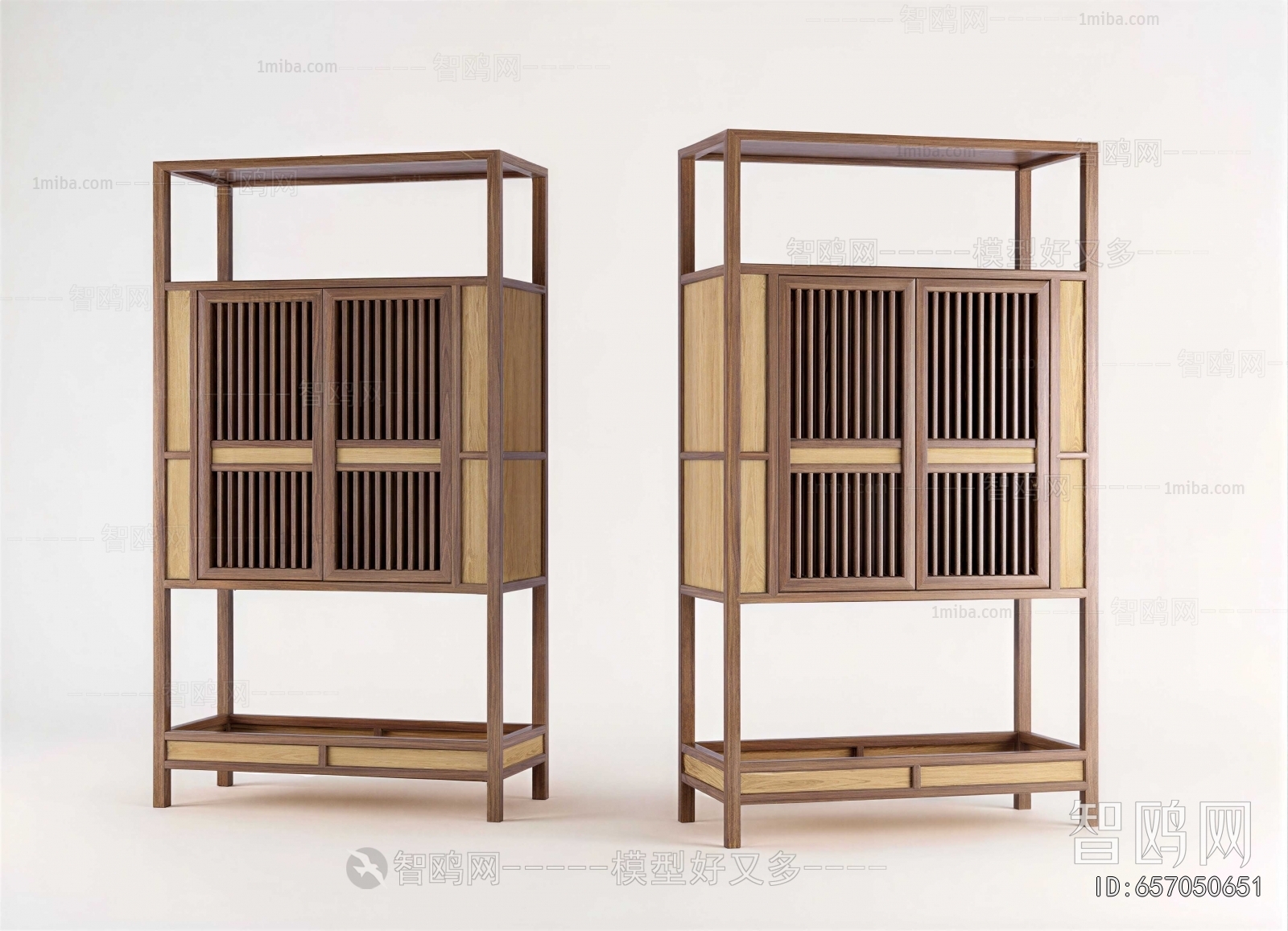 New Chinese Style Decorative Cabinet