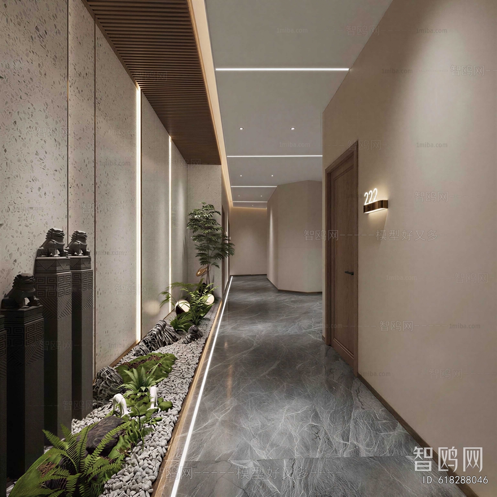 New Chinese Style Corridor