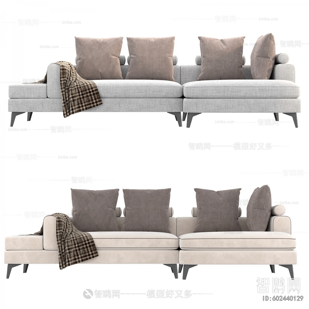 Modern Three-seat Sofa