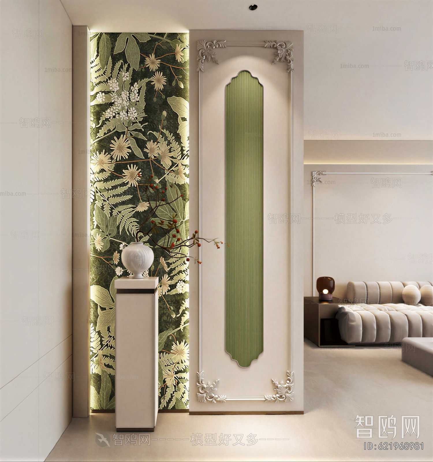 French Style Hallway