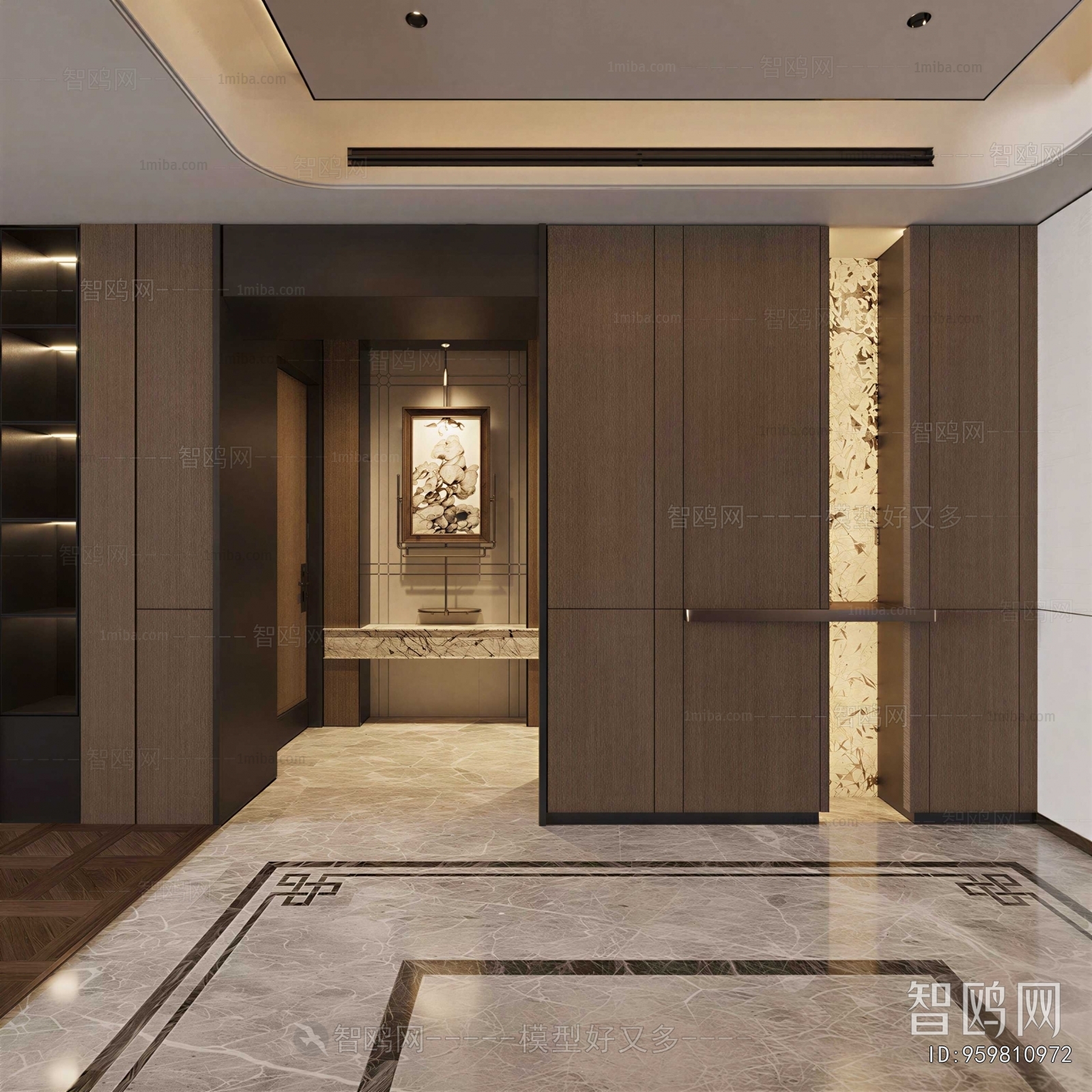 New Chinese Style Hallway