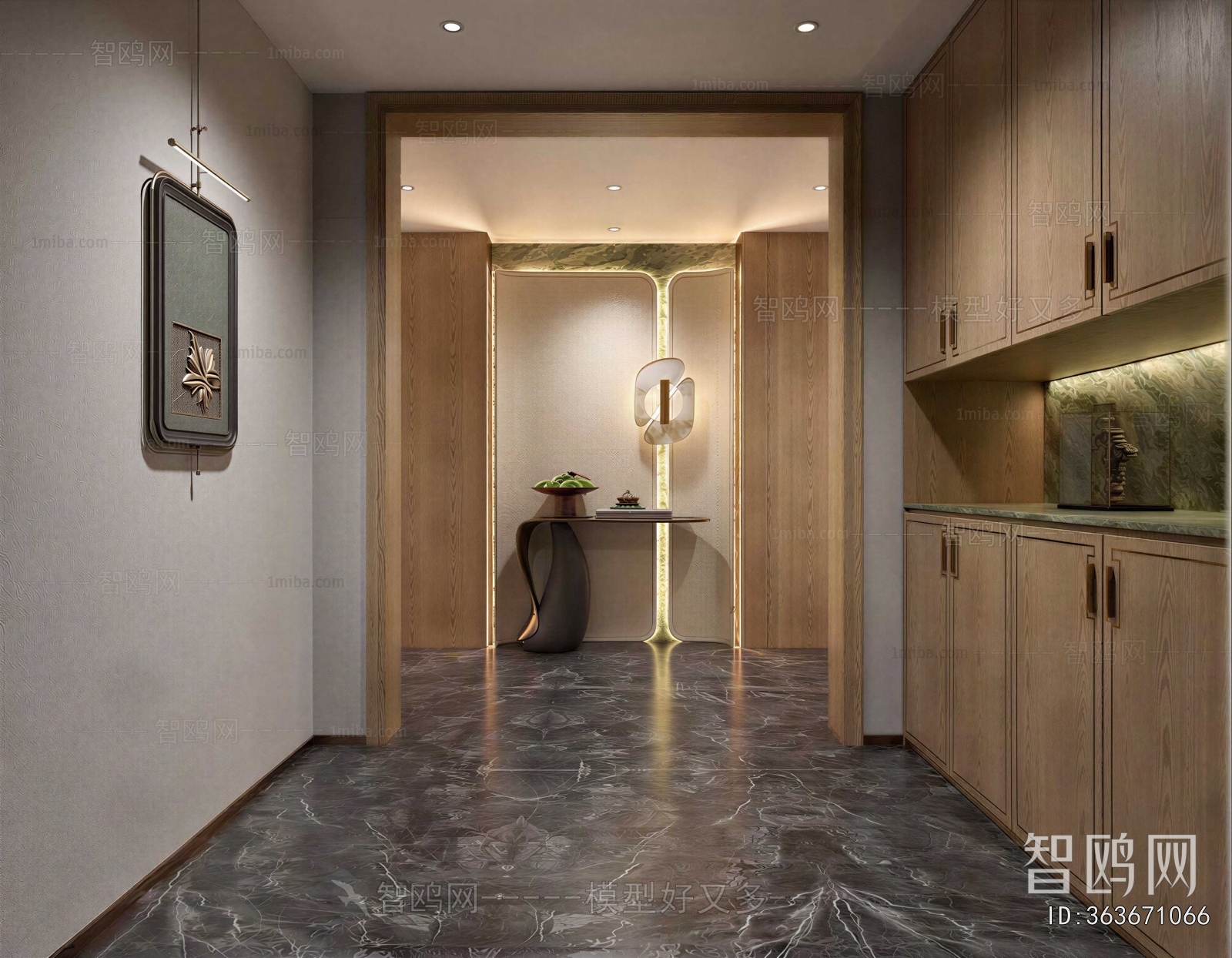 New Chinese Style Hallway