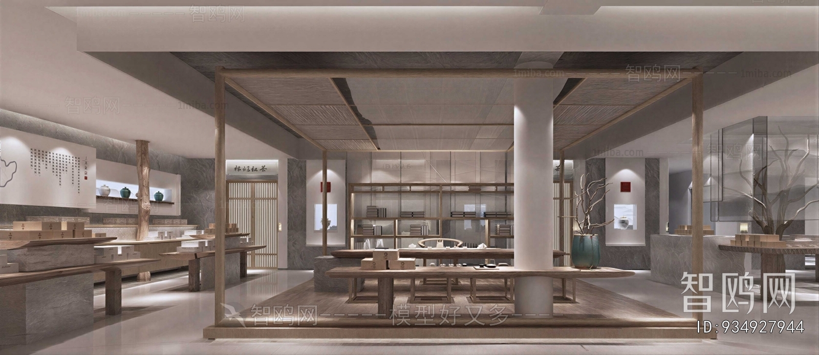 New Chinese Style Exhibition Hall