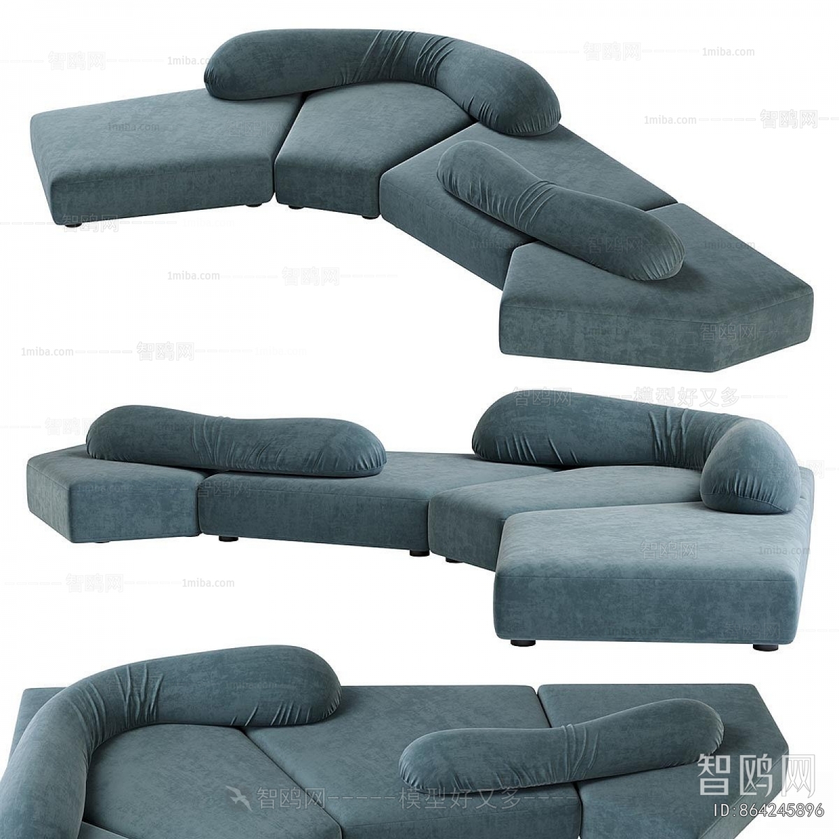 Modern Curved Sofa