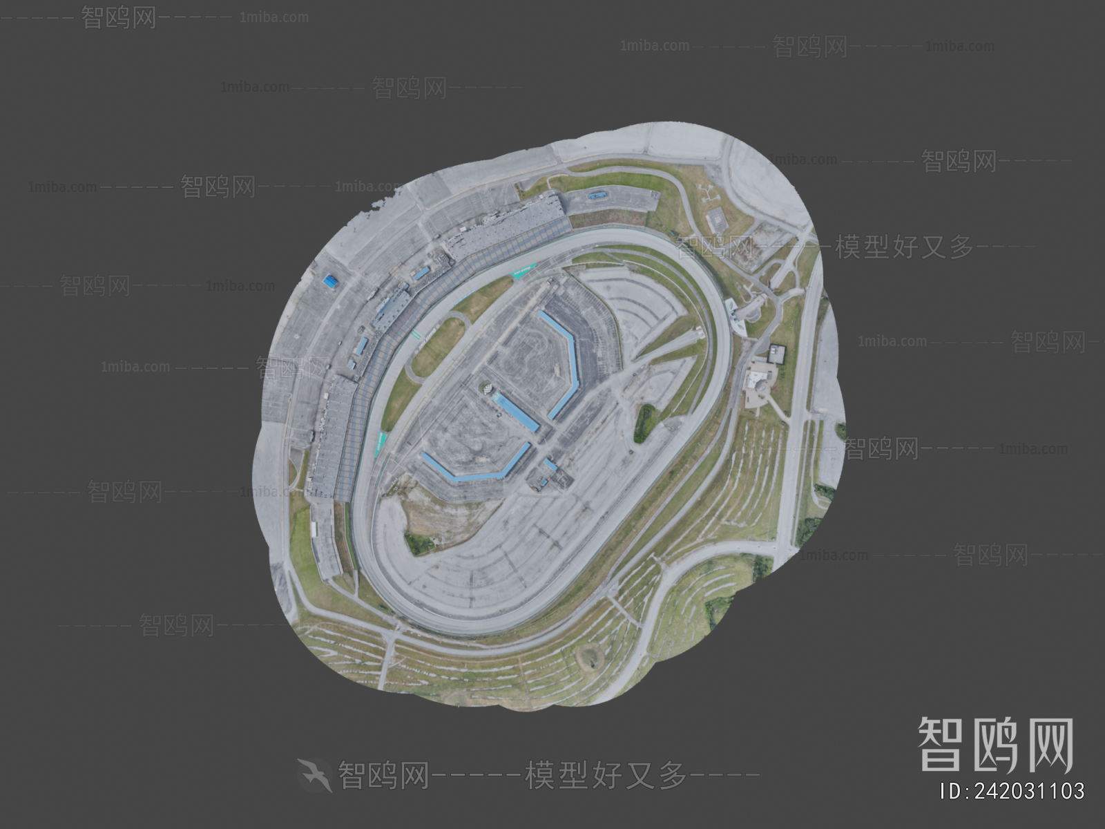 Modern Architectural Bird's-eye View Planning