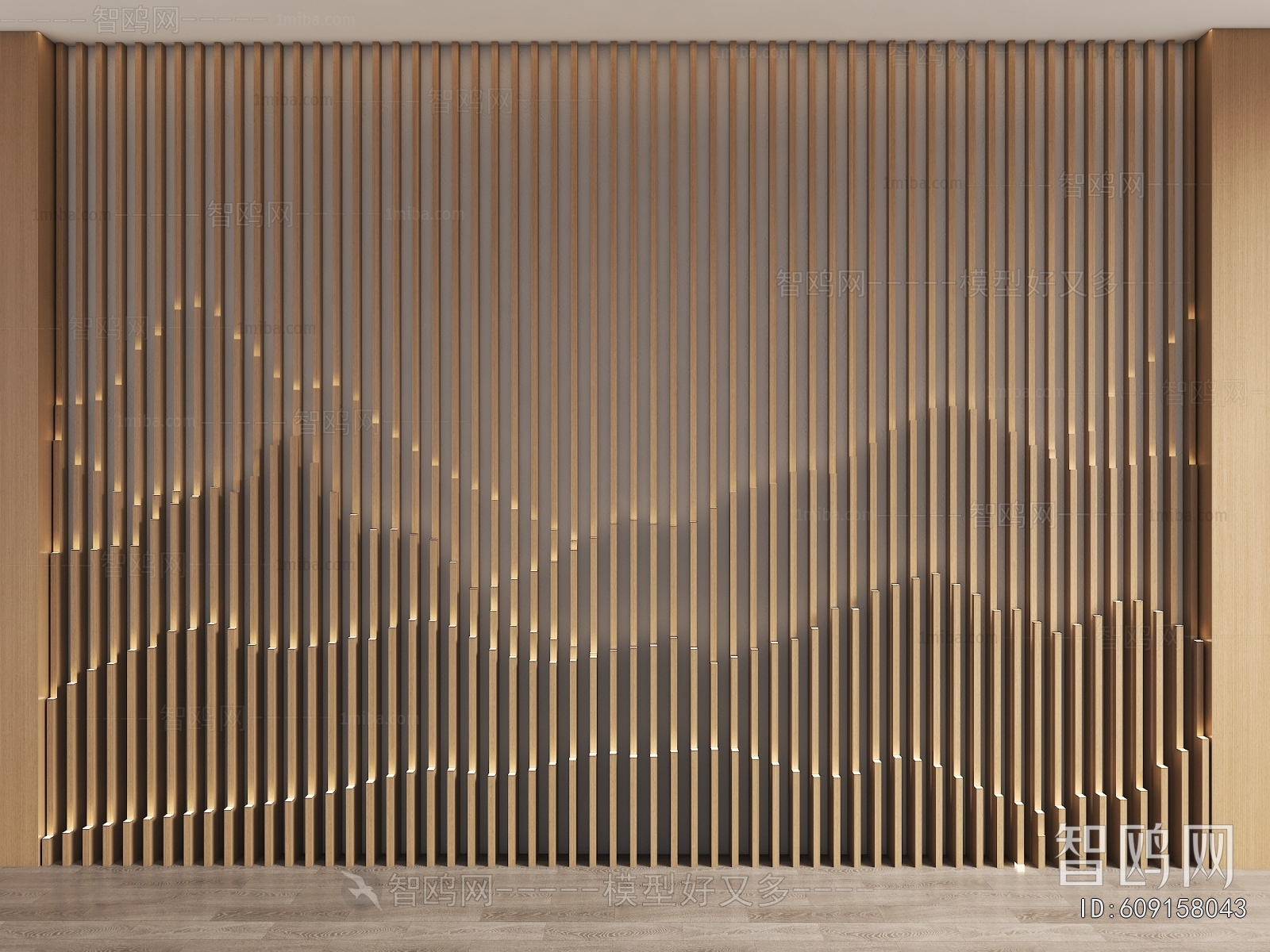 New Chinese Style TV Wall