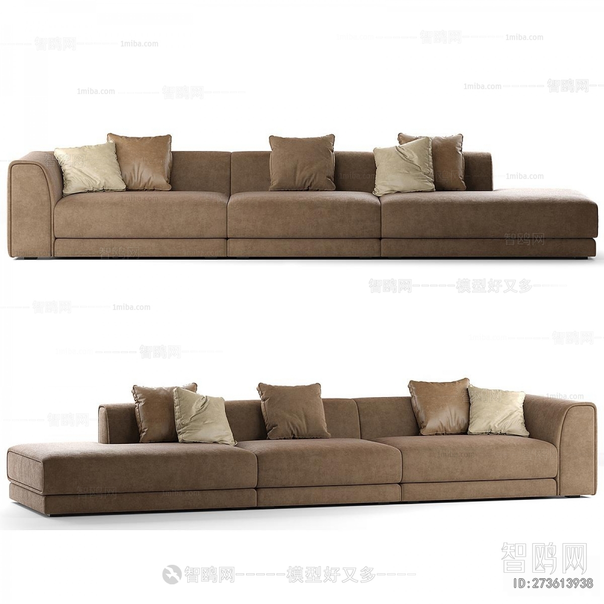 Modern Three-seat Sofa
