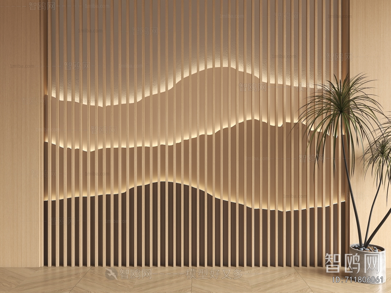 New Chinese Style TV Wall