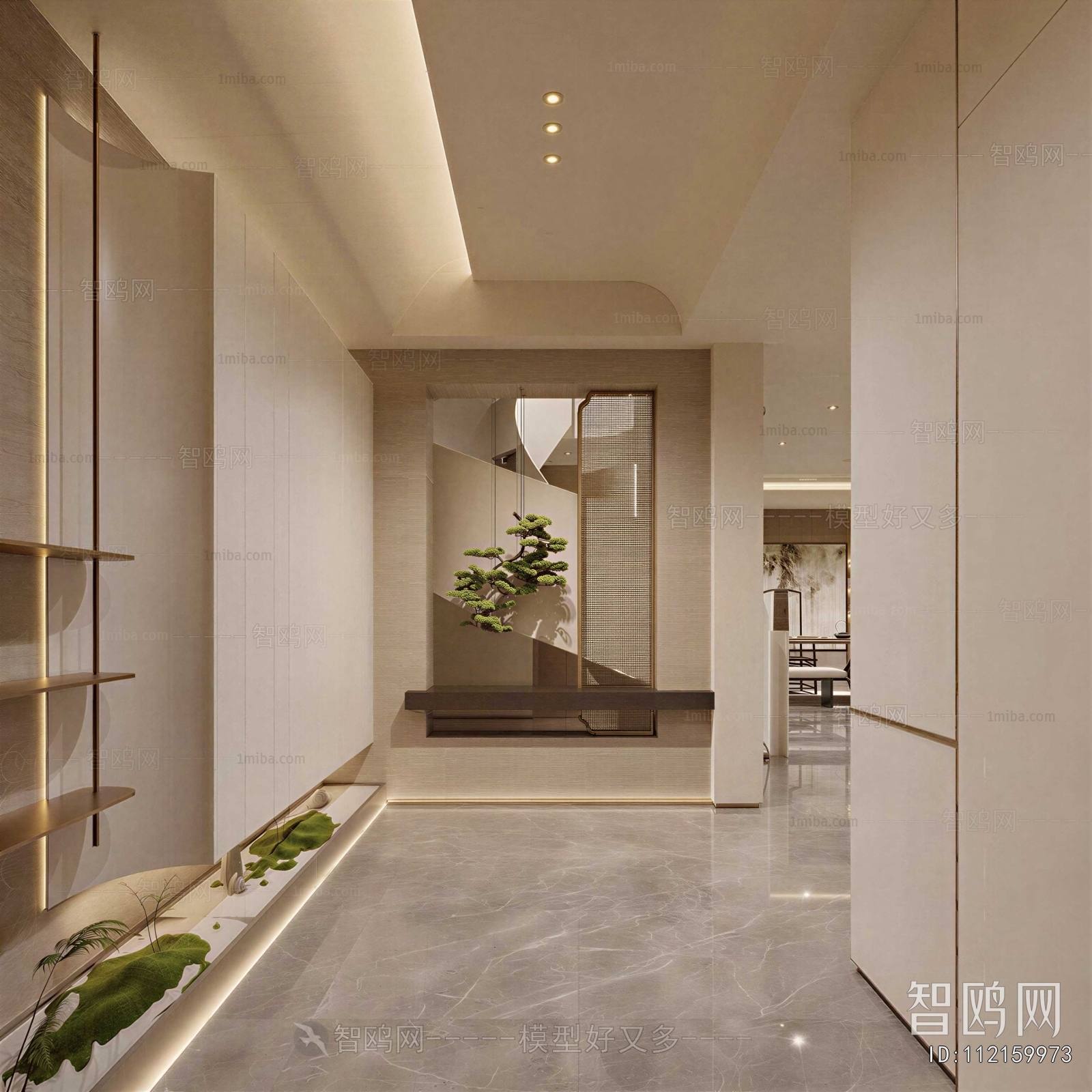 New Chinese Style Hallway