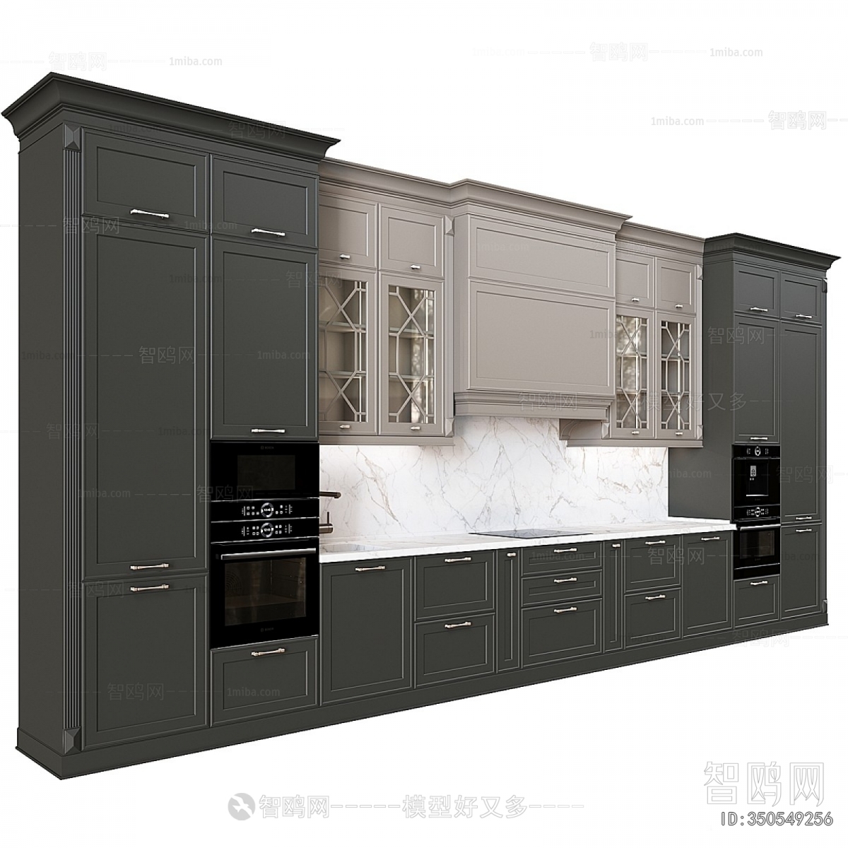 Simple European Style Kitchen Cabinet