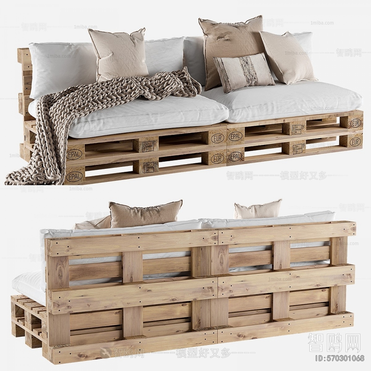 Modern Three-seat Sofa