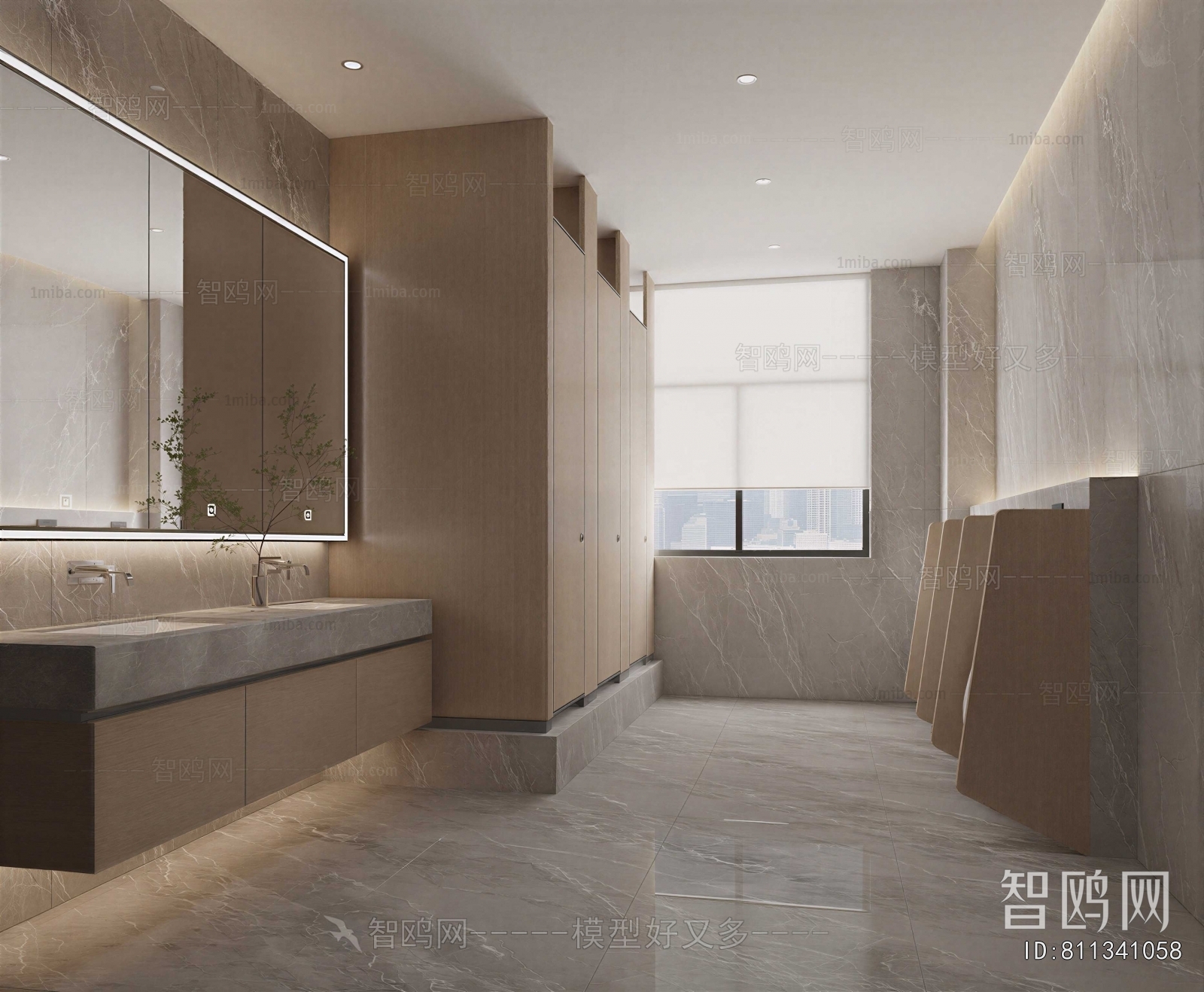 Modern Public Toilet