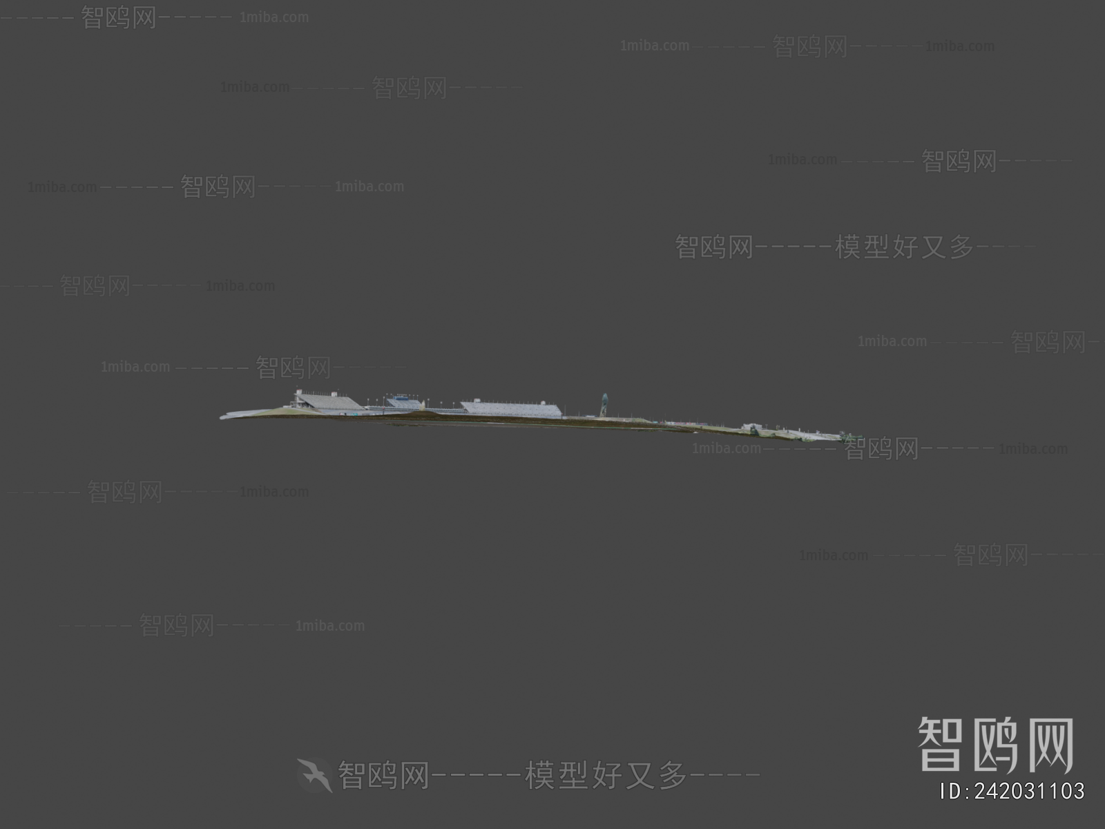 Modern Architectural Bird's-eye View Planning