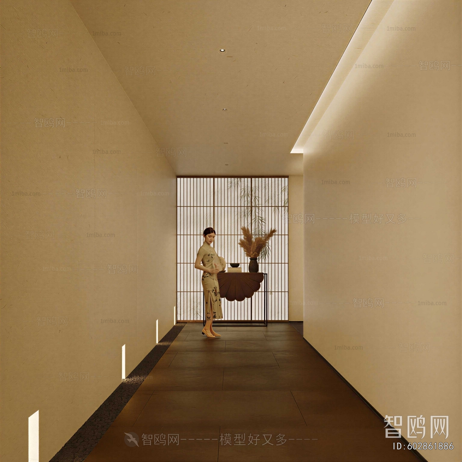 New Chinese Style Corridor