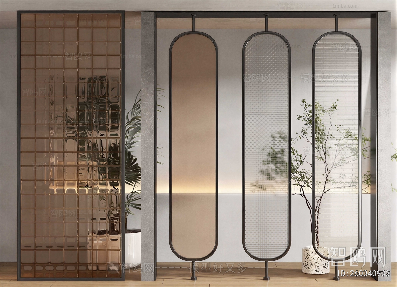 Modern Glass Screen Partition