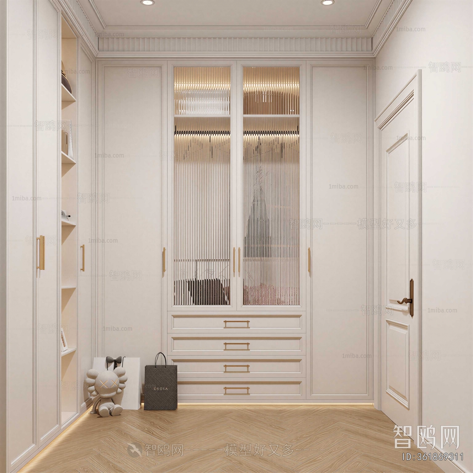 Modern Clothes Storage Area