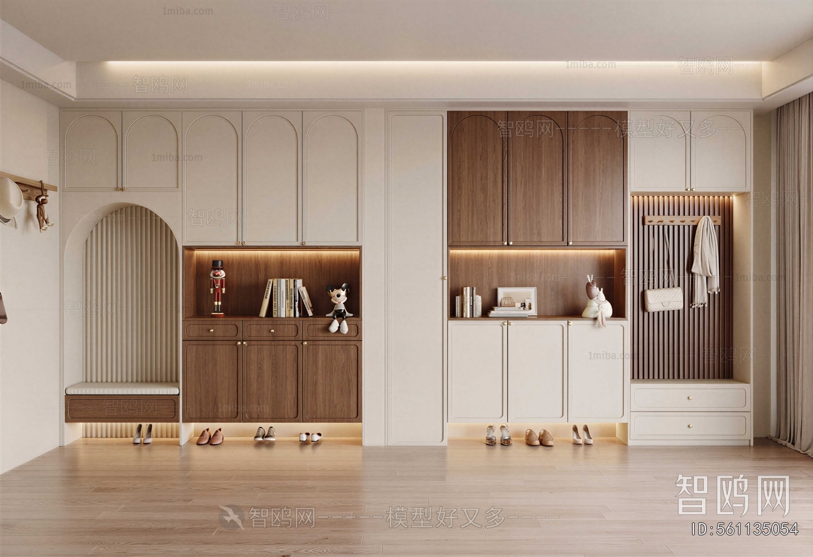 French Style Shoe Cabinet