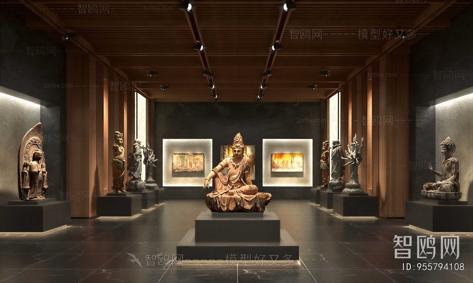 New Chinese Style Exhibition Hall