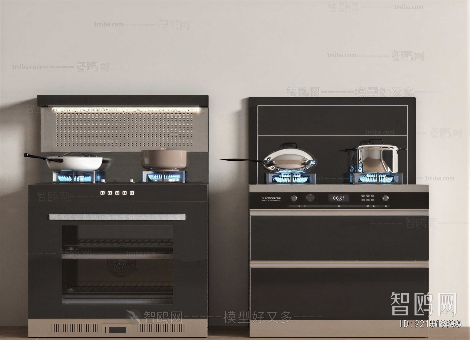 Modern Kitchen Electric Gas Range