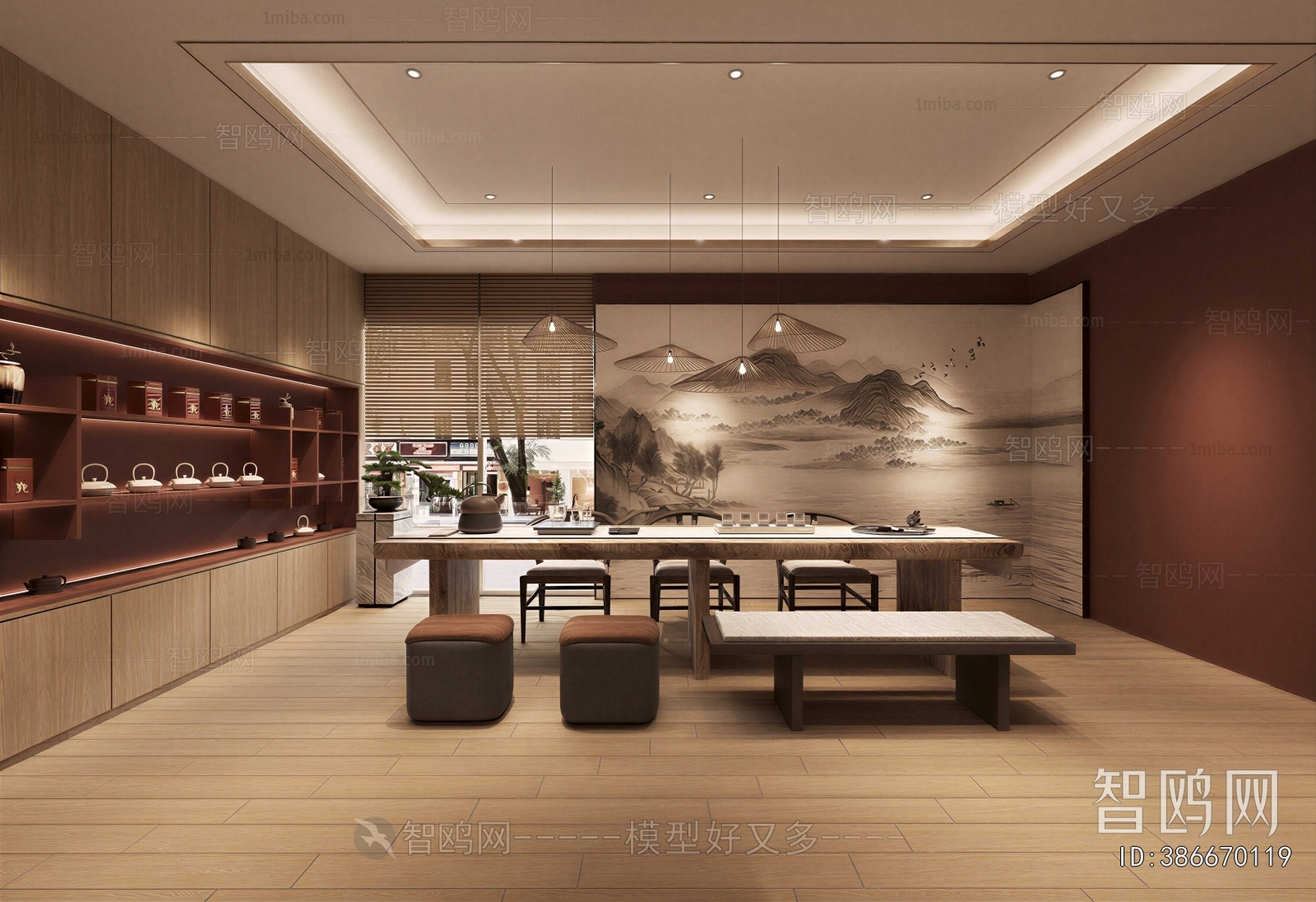 New Chinese Style Tea Shop