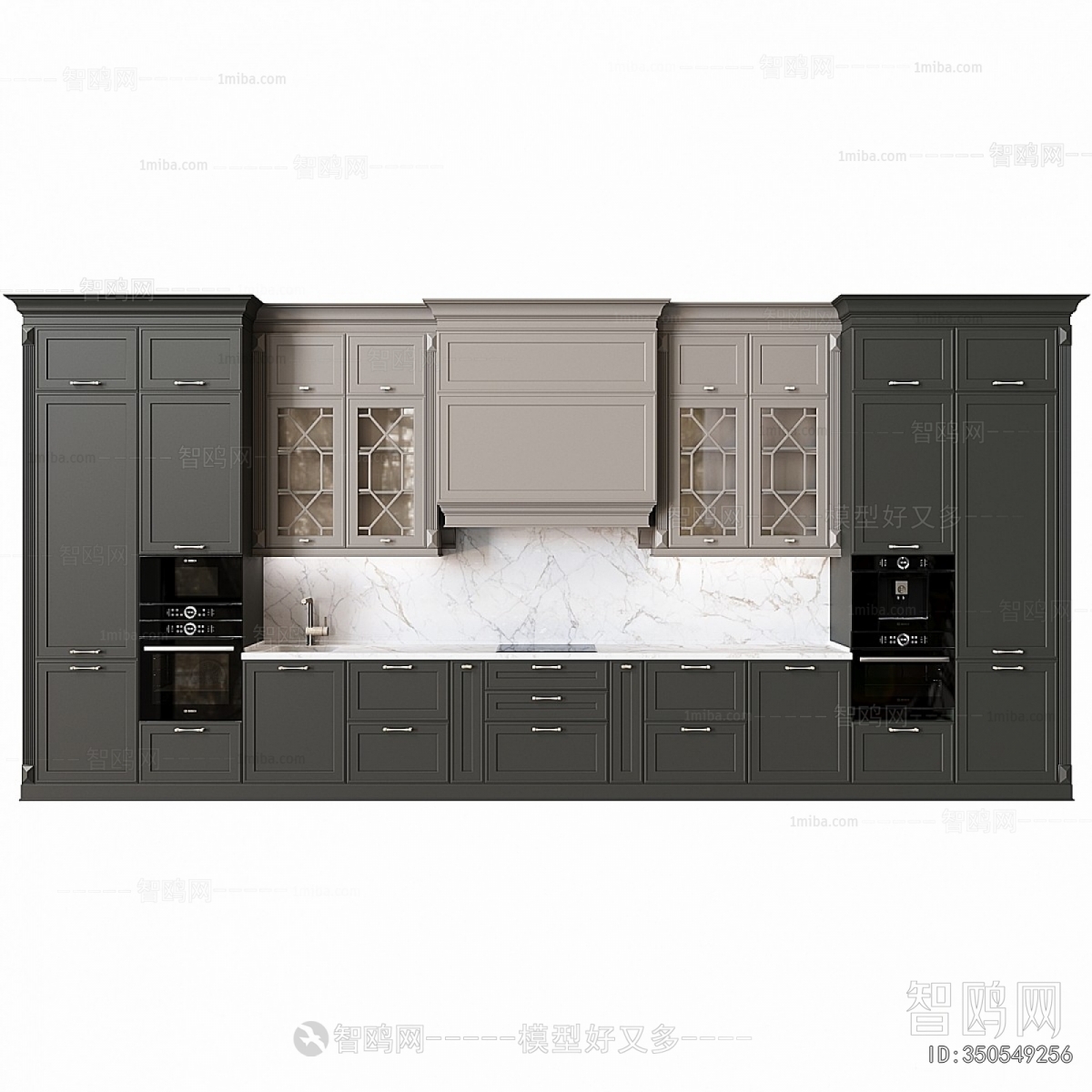 Simple European Style Kitchen Cabinet