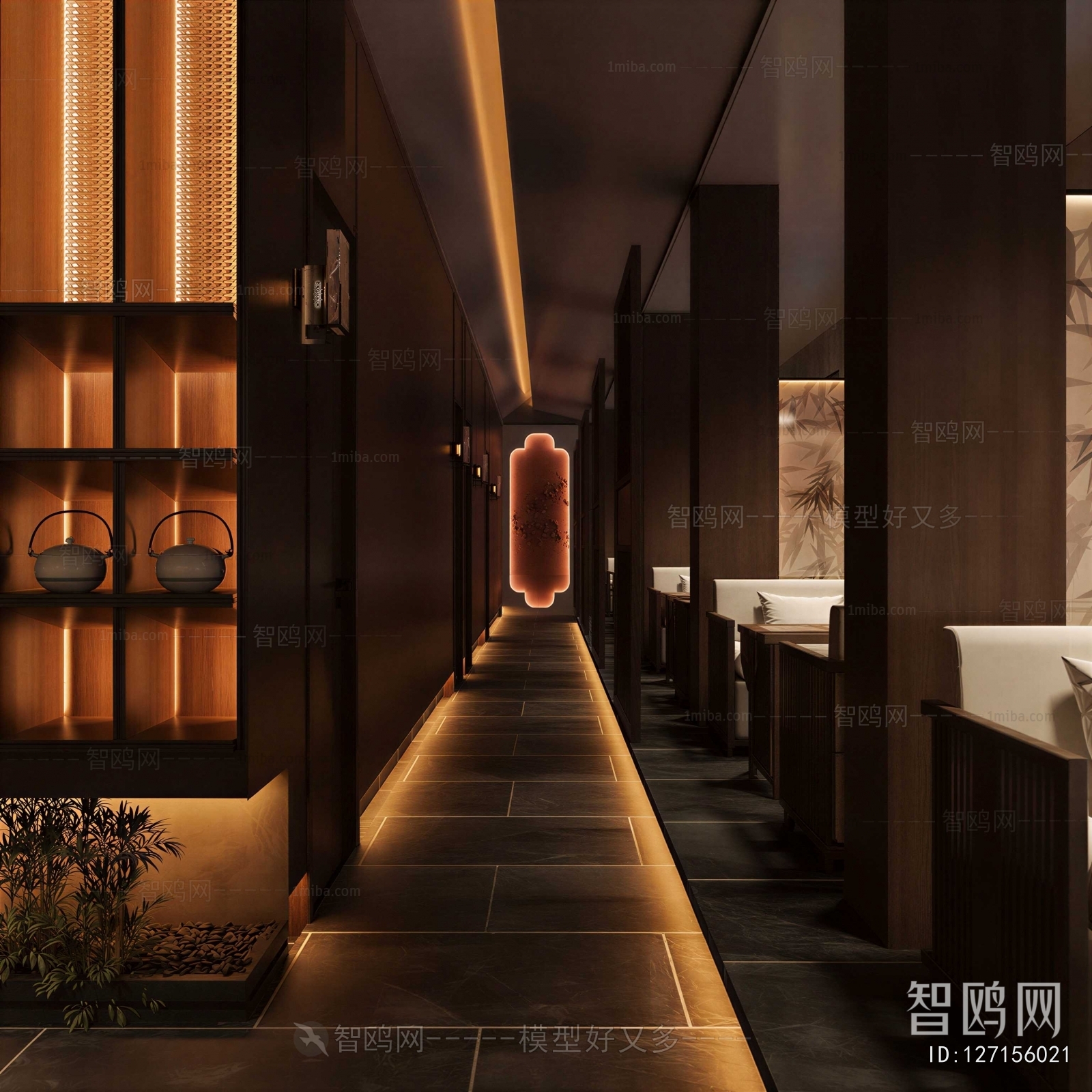 New Chinese Style Teahouse Tea House