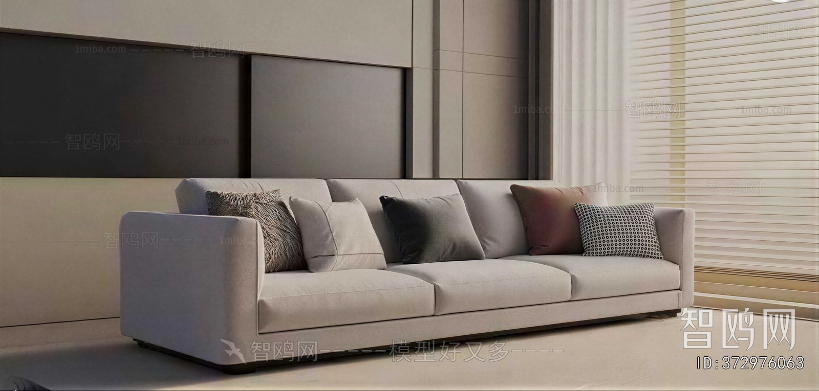 Modern Three-seat Sofa