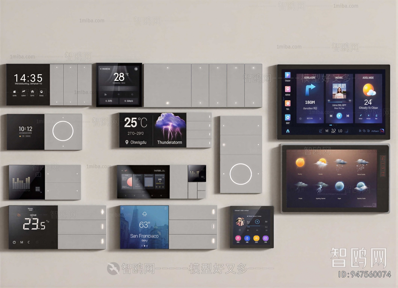 Modern Switch Socket Panel