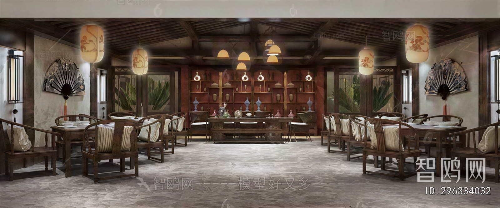New Chinese Style Teahouse Tea House