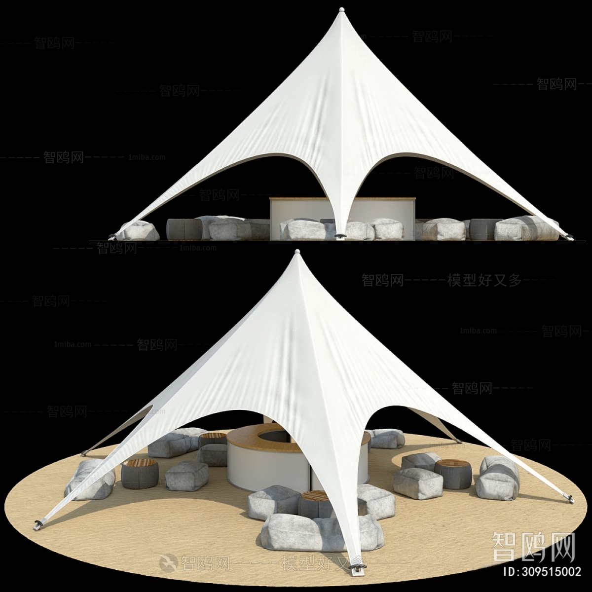 Modern Sunshade/Canopy/Tensioning Film