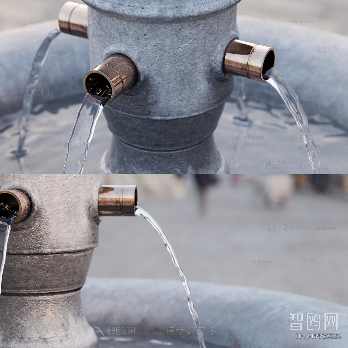 Modern Rockery Waterscape