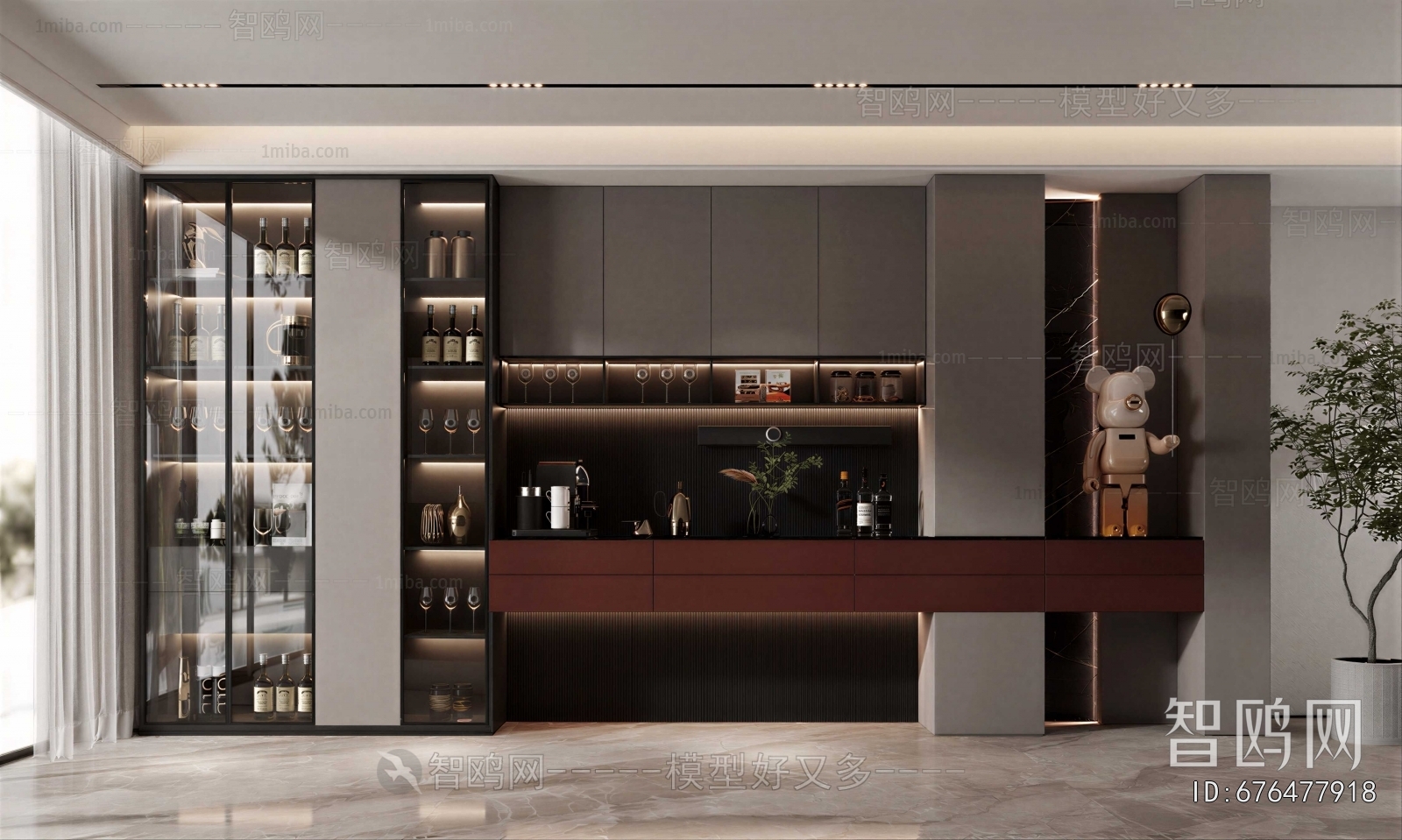 Modern Wine Cabinet