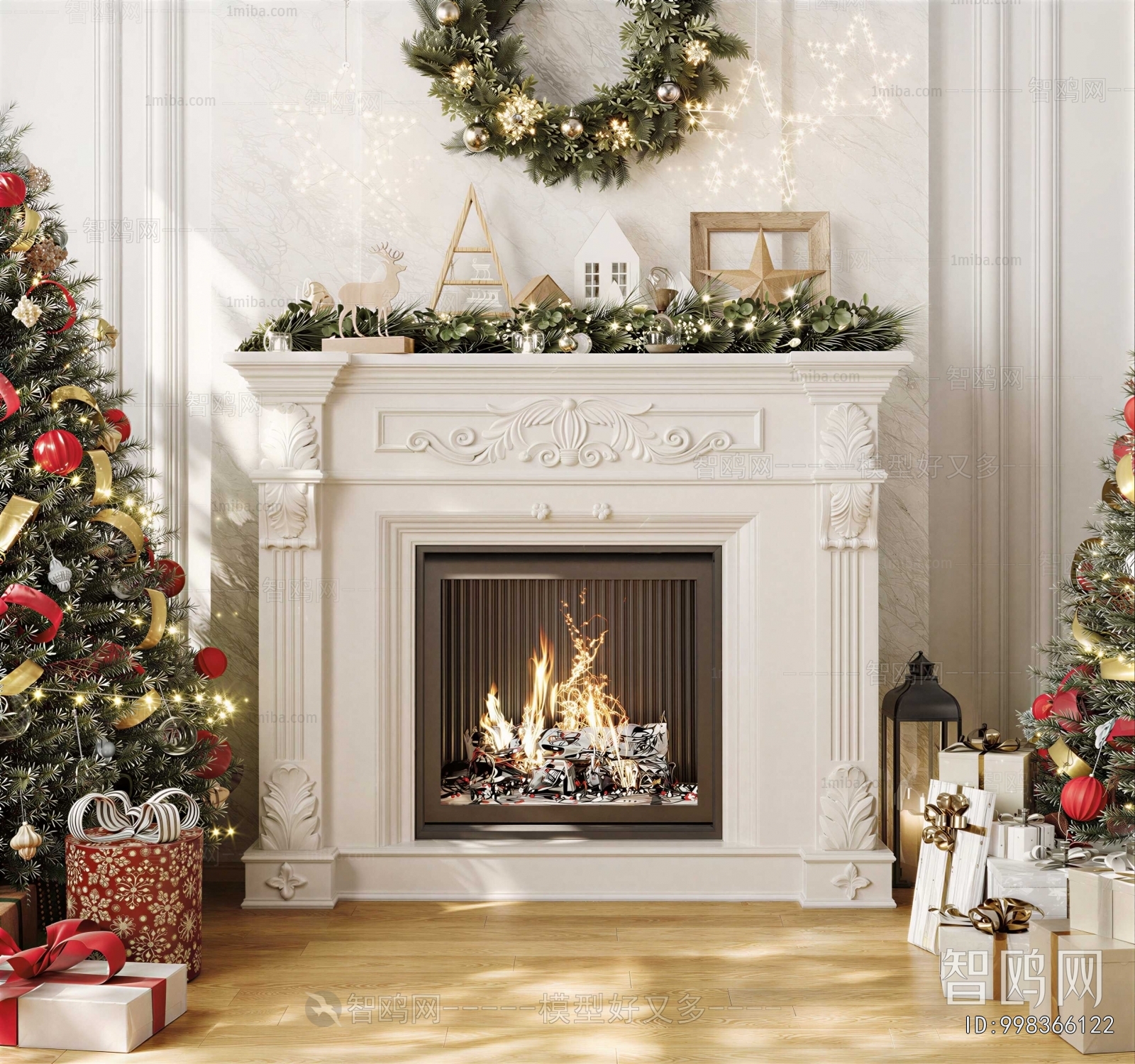 French Style Fireplace