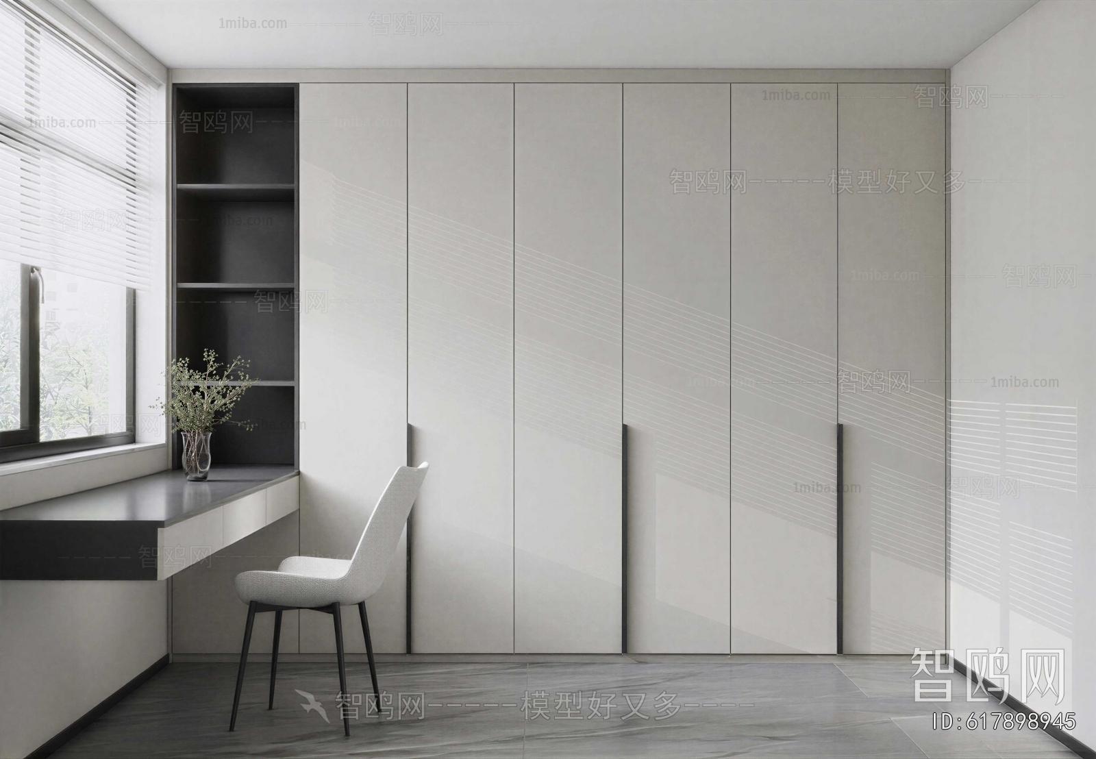 Modern Clothes Storage Area