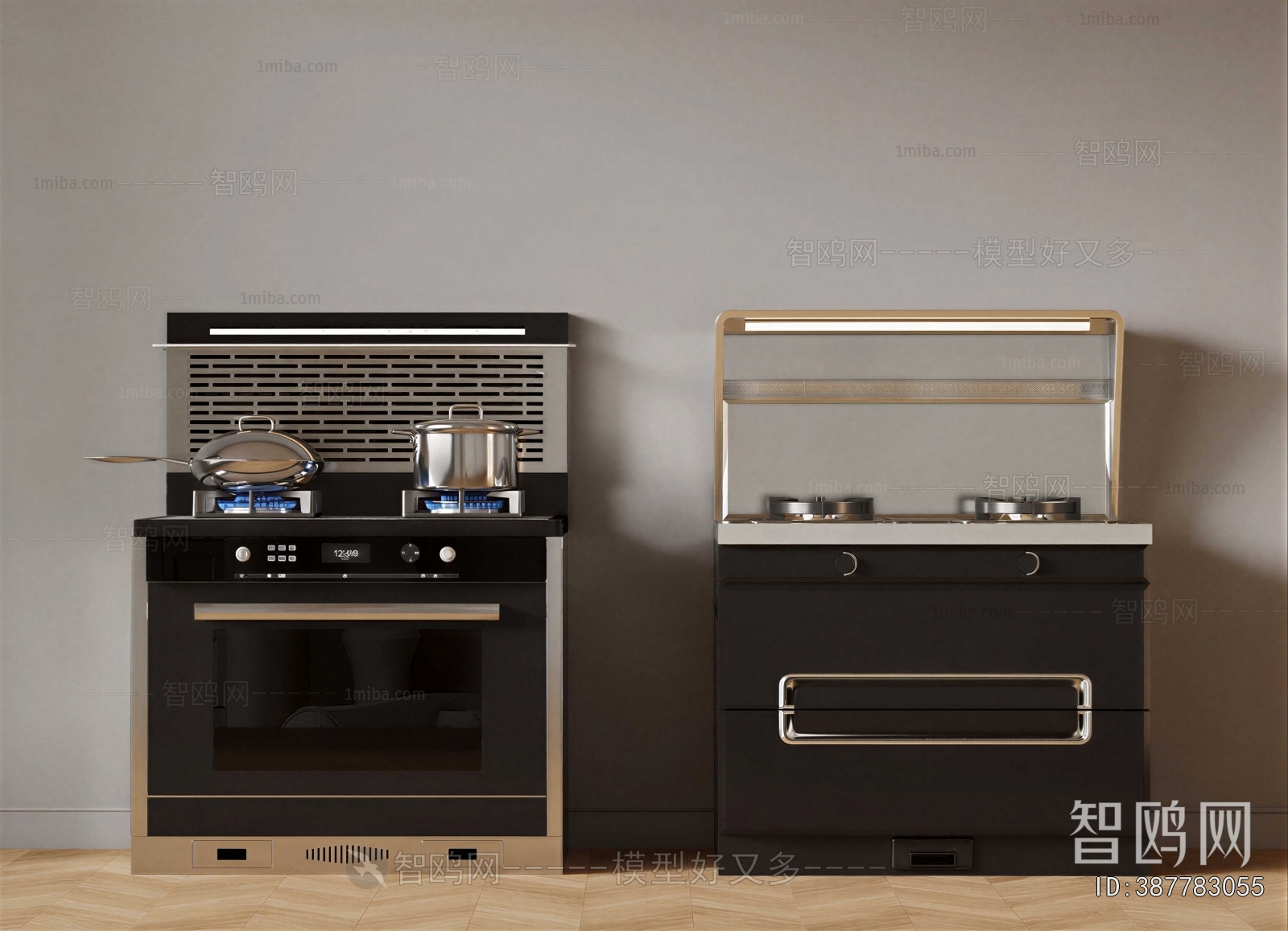 Modern Kitchen Electric Gas Range