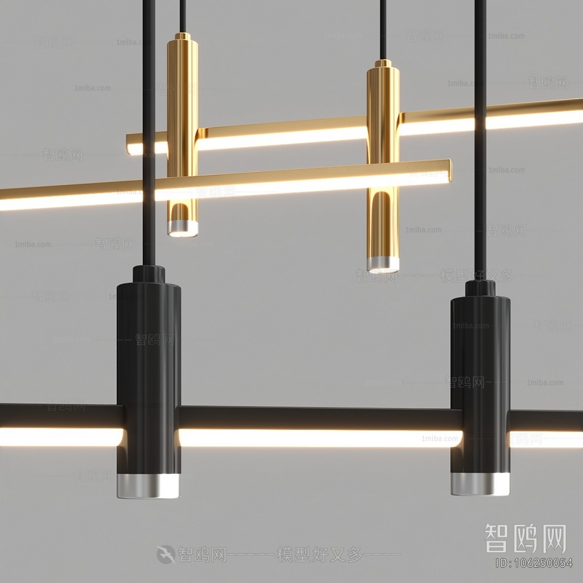 Modern Long Chandelier