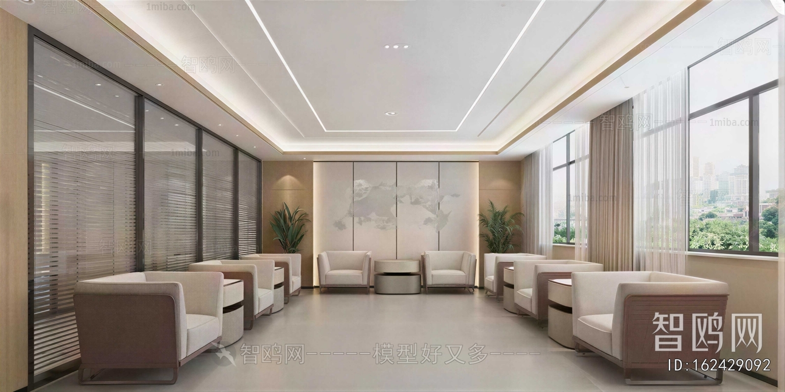 New Chinese Style Reception Room