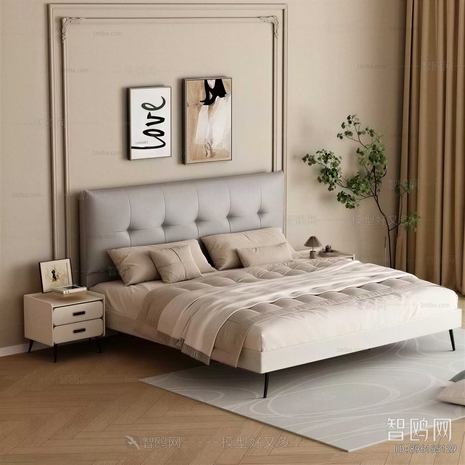 Modern Double Bed